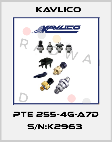 PTE 255-4G-A7D S/N:K2963  Kavlico