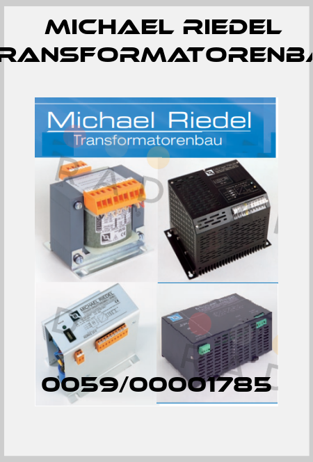 0059/00001785 Michael Riedel Transformatorenbau