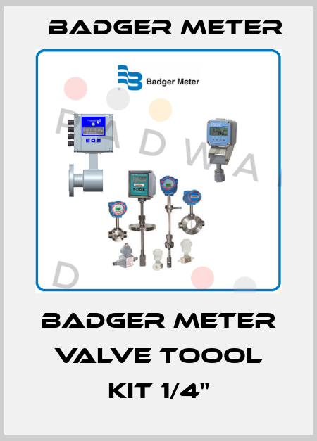 Badger Meter Valve Toool Kit 1/4" Badger Meter