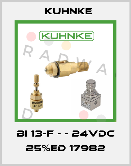 BI 13-F - - 24VDC 25%ED 17982 Kuhnke