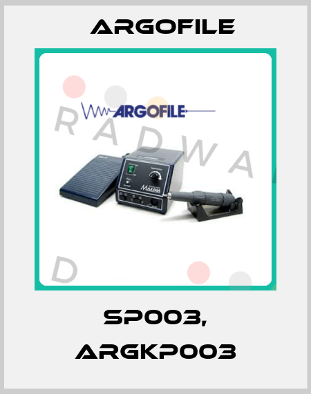 SP003, ARGKP003 Argofile