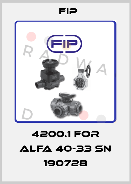 4200.1 for Alfa 40-33 SN 190728 Fip