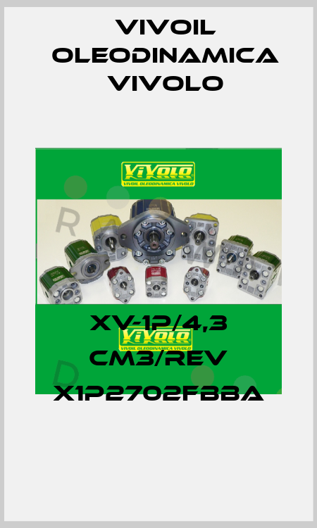 XV-1P/4,3 cm3/rev X1P2702FBBA Vivoil Oleodinamica Vivolo
