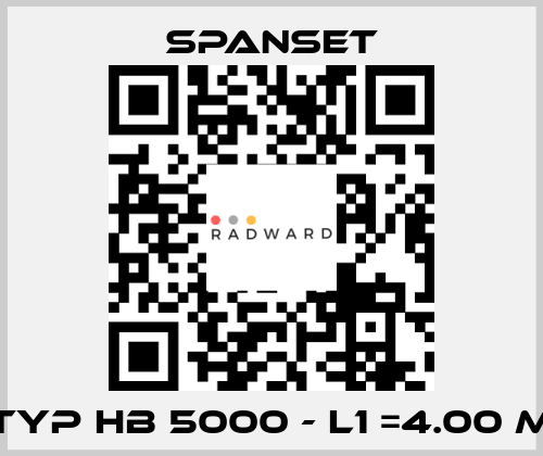 Typ HB 5000 - L1 =4.00 m SpanSet