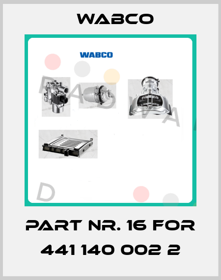 Part Nr. 16 For 441 140 002 2 Wabco