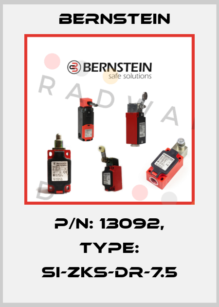 P/N: 13092, Type: SI-ZKS-DR-7.5 Bernstein