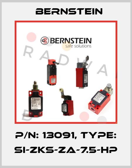 P/N: 13091, Type: SI-ZKS-ZA-7.5-HP Bernstein