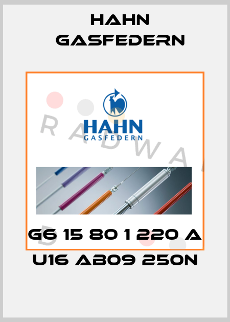 G6 15 80 1 220 A U16 AB09 250N Hahn Gasfedern