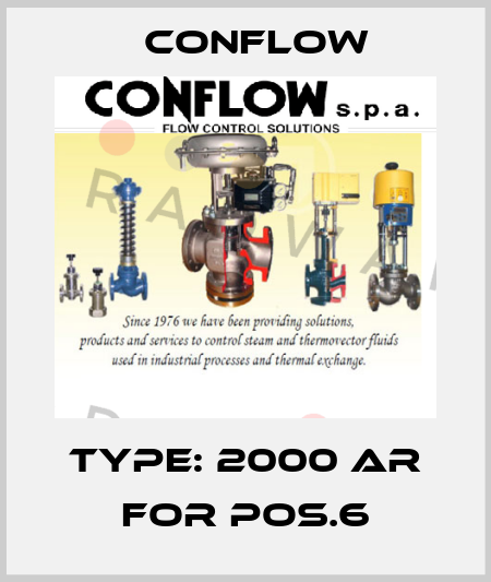 Type: 2000 AR for pos.6 CONFLOW