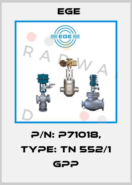 p/n: P71018, Type: TN 552/1 GPP Ege