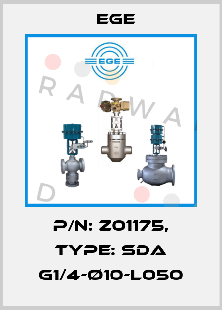 p/n: Z01175, Type: SDA G1/4-Ø10-L050 Ege