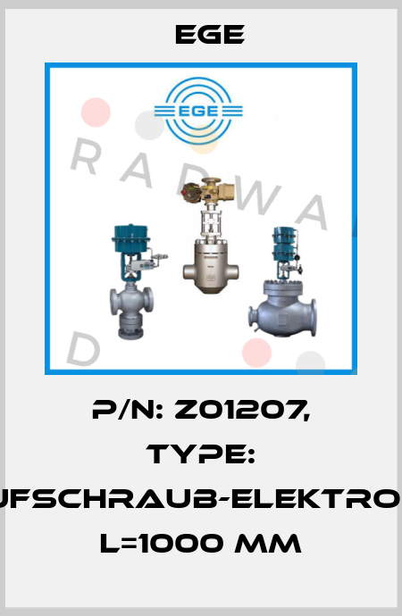 p/n: Z01207, Type: Aufschraub-Elektrode L=1000 mm Ege