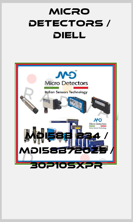 MDI58B 234 / MDI58B720Z5 / 30P10SXPR
 Micro Detectors / Diell