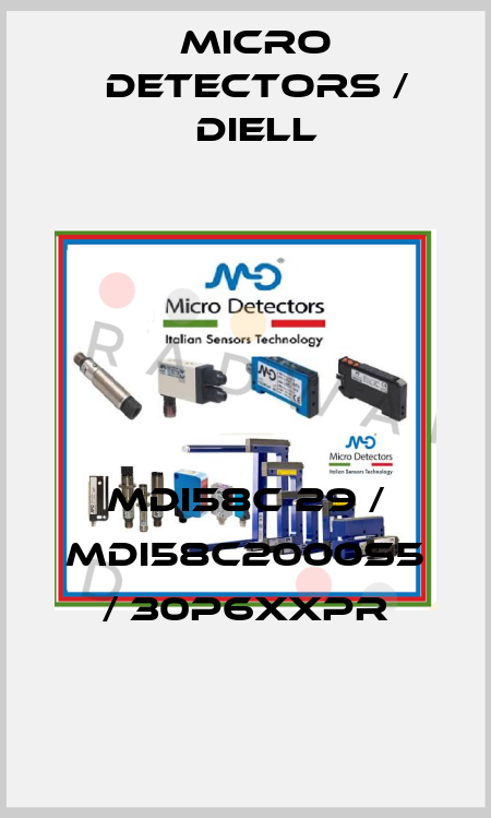 MDI58C 29 / MDI58C2000S5 / 30P6XXPR
 Micro Detectors / Diell