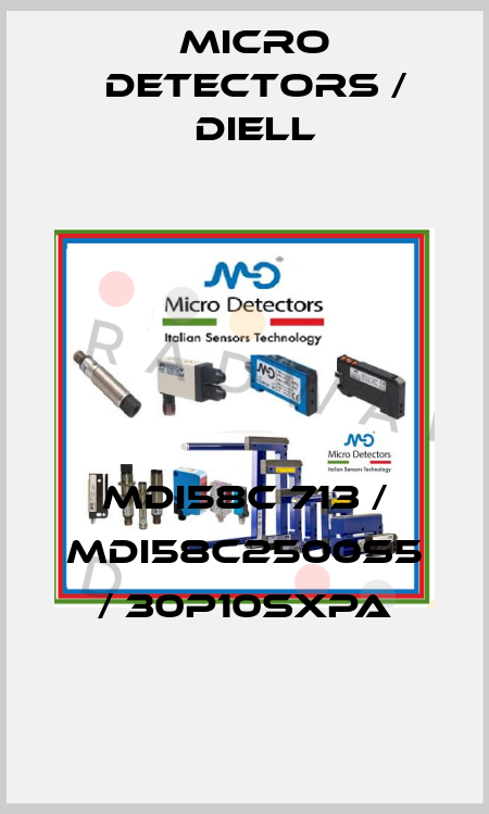 MDI58C 713 / MDI58C2500S5 / 30P10SXPA
 Micro Detectors / Diell