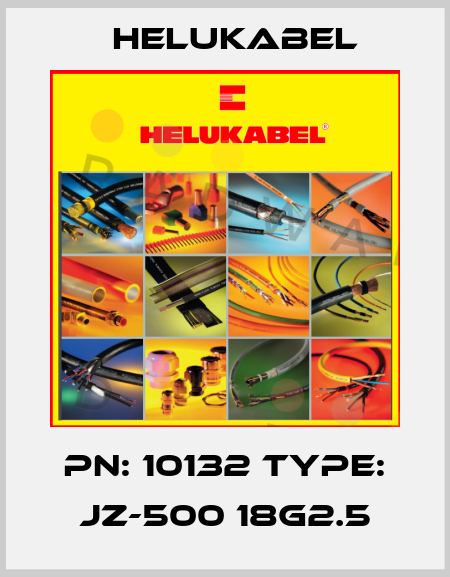 PN: 10132 Type: JZ-500 18G2.5 Helukabel