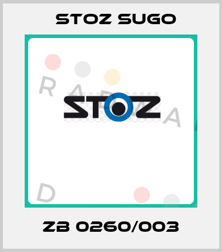 ZB 0260/003 Stoz Sugo