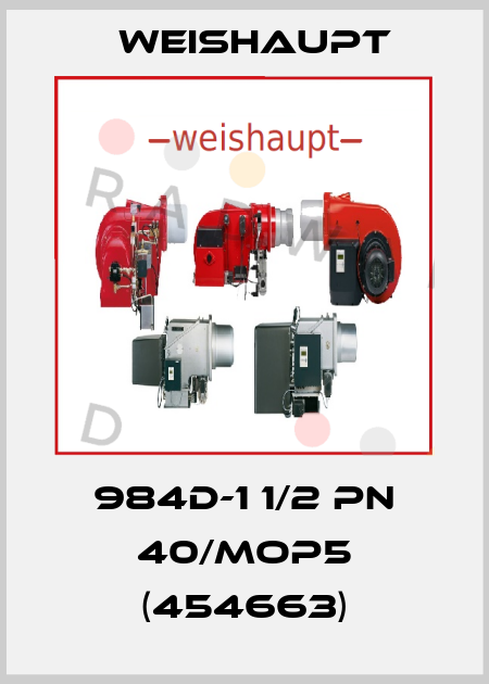 984D-1 1/2 PN 40/MOP5 (454663) Weishaupt
