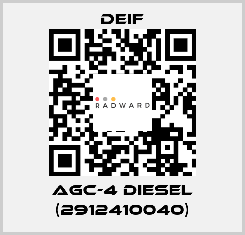 AGC-4 Diesel (2912410040) Deif