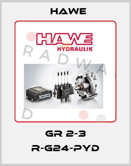 GR 2-3 R-G24-PYD Hawe