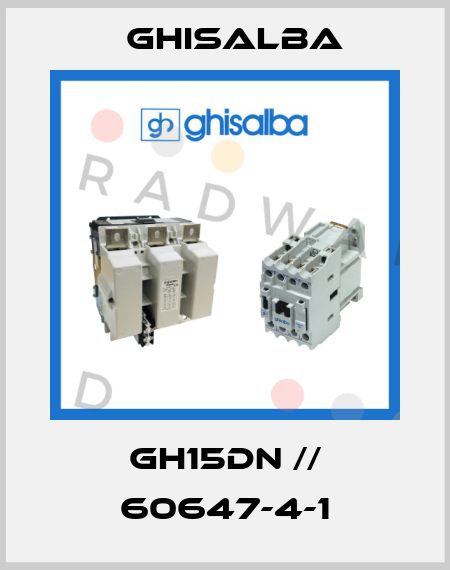 GH15DN // 60647-4-1 Ghisalba