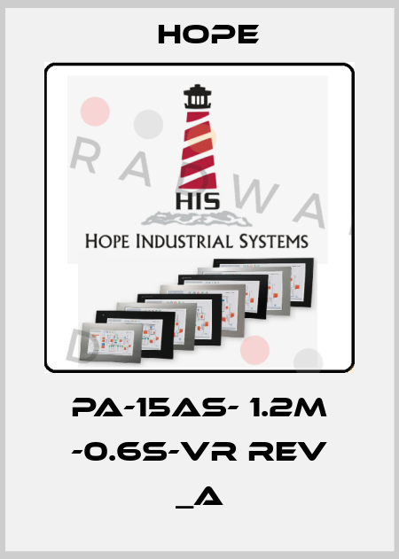 PA-15AS- 1.2M -0.6S-VR REV _A Hope