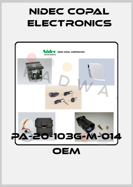PA-20-103G-M-014 oem Nidec Copal Electronics