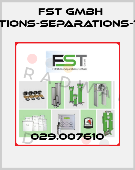 029.007610 FST GmbH Filtrations-Separations-Technik