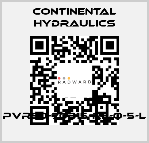 PVR50-70B15-RF-O-5-L Continental Hydraulics