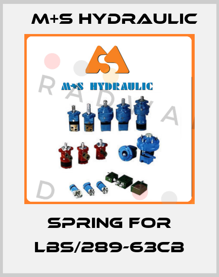 spring for LBS/289-63CB M+S HYDRAULIC