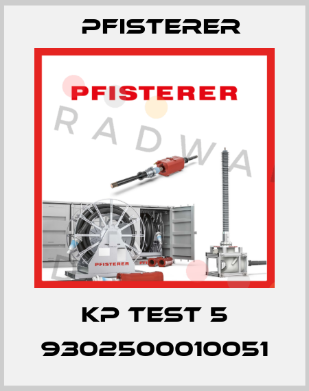 KP Test 5 9302500010051 Pfisterer