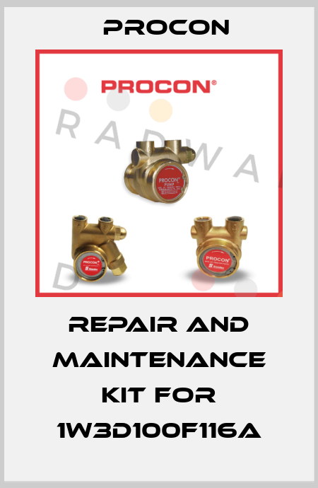 Repair and maintenance kit for 1W3D100F116A Procon