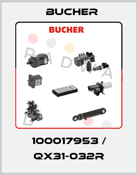100017953 / QX31-032R Bucher