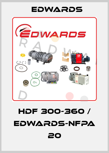 HDF 300-360 / EDWARDS-NFPA 20 Edwards