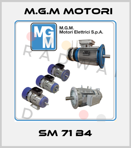 SM 71 B4 M.G.M MOTORI