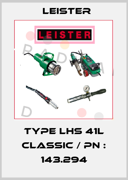 Type LHS 41L CLASSIC / PN : 143.294 Leister