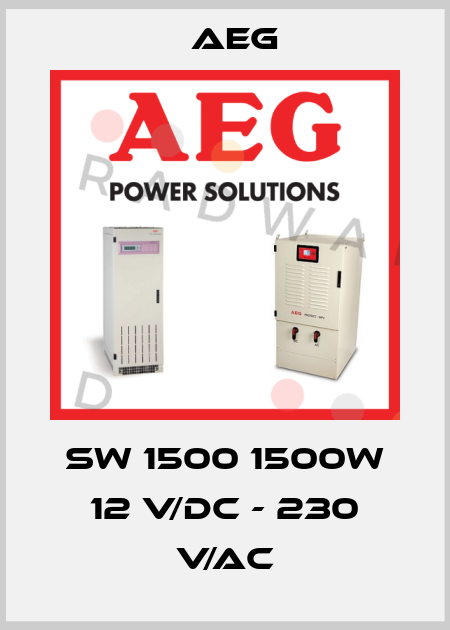 SW 1500 1500W 12 V/DC - 230 V/AC AEG