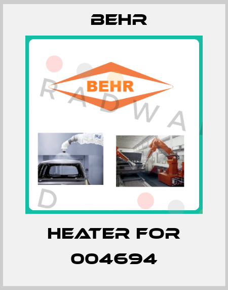 heater for 004694 Behr