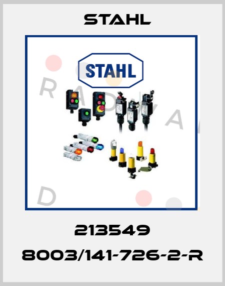213549 8003/141-726-2-r Stahl