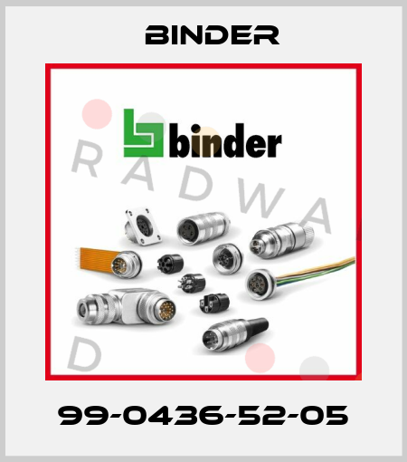 99-0436-52-05 Binder