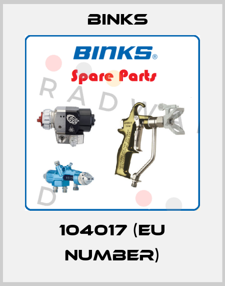 104017 (EU number) Binks