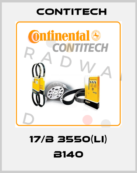 17/B 3550(Li) B140 Contitech