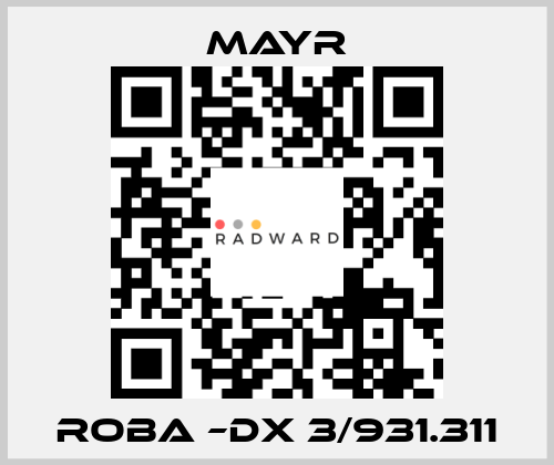 Roba –DX 3/931.311 Mayr