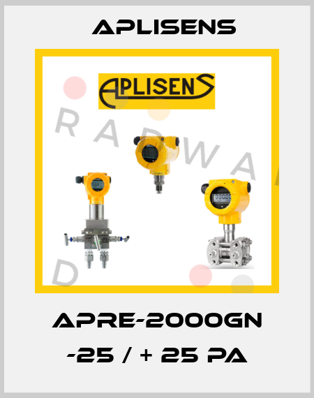 APRE-2000GN -25 / + 25 Pa Aplisens