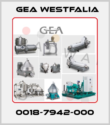 0018-7942-000 Gea Westfalia