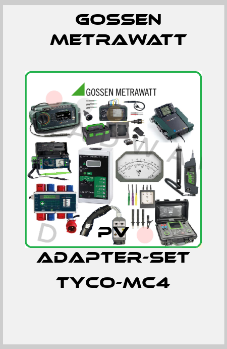 PV Adapter-Set TYCO-MC4 Gossen Metrawatt