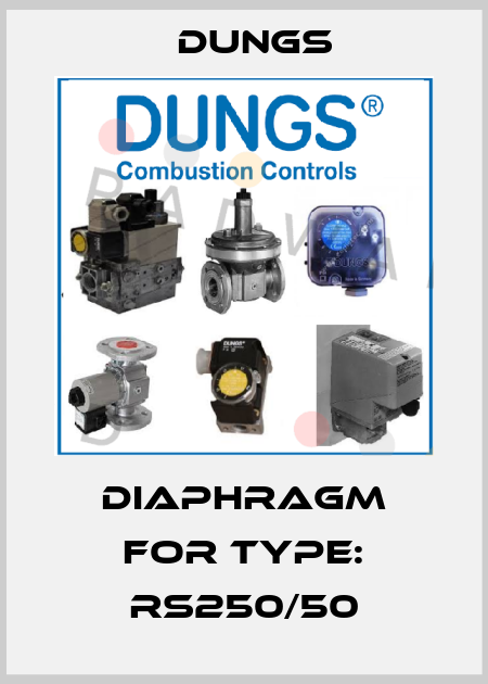 diaphragm for Type: RS250/50 Dungs