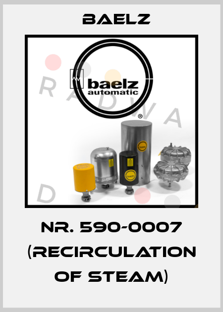 Nr. 590-0007 (Recirculation of steam) Baelz