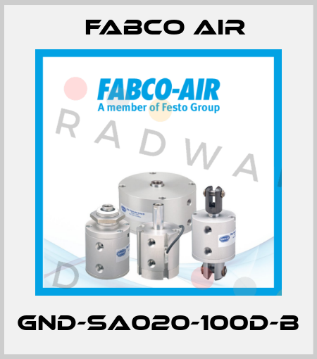 GND-SA020-100D-B Fabco Air