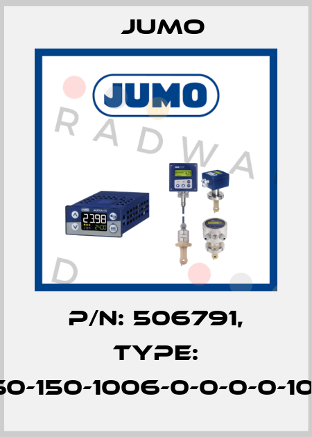 p/n: 506791, Type: 902930/50-150-1006-0-0-0-0-10-000/000 Jumo